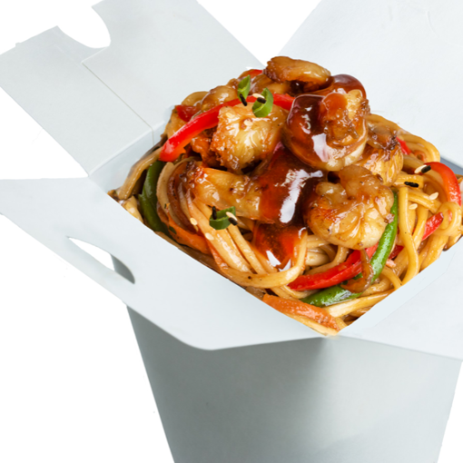Picture of Shrimp Noodles with Chow Mein