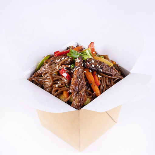 Picture of Beef Black Noodles with Chow Mein